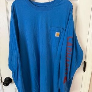 Carhartt 3XL Loose Fit Tee in Vibrant Blue
